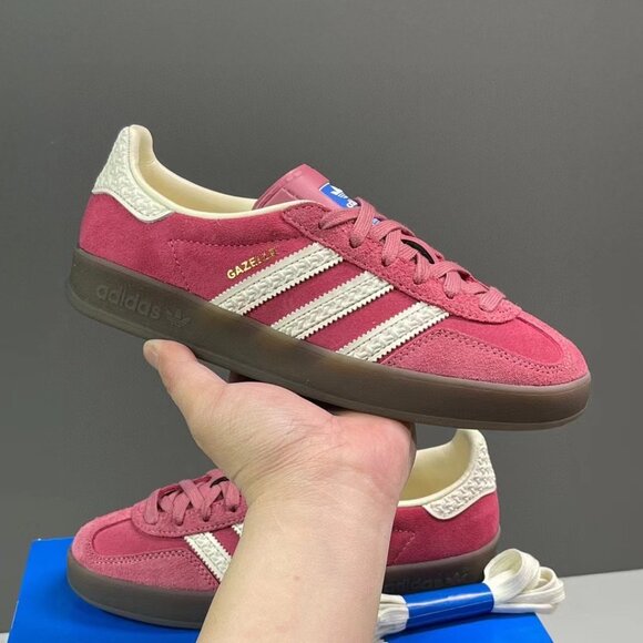 Adidas Gazelle Indoor Pink Cloud White For Women - Picture 4 of 7